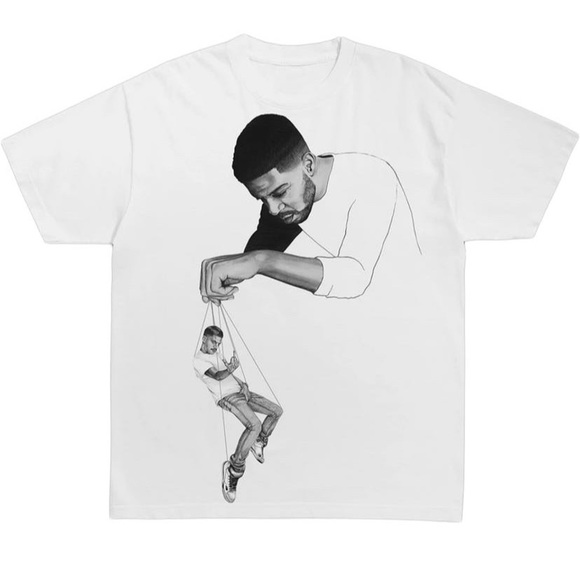❌KID Cudi x Virgil Abloh Pulling Strings Tee -SOLD - Picture 1 of 11